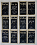 Lot of 12 T206 Tobacco Cards (Polar Bear Backs)