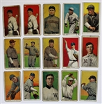 Lot Of 15 T206 Tobacco Cards (Piedmont Backs)