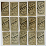 Lot Of 15 T206 Tobacco Cards (Piedmont Backs)
