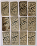 Lot Of 12 T206 Tobacco Cards (Piedmont Backs)