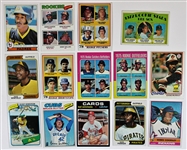 Vintage Lot of 14 HOF/Stars Rookie Baseball Cards