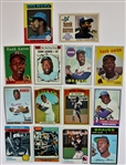 Hank Aaron lot of 14 Vintage Baseball Cards