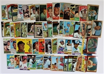Lot of 59 Vintage HOFers baseball cards