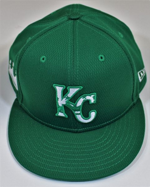 Salvador Perez Kansas City Royals Game Used Cap