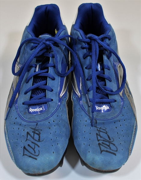 Mike Moustakas 2015 Game Used & Signed Cleats