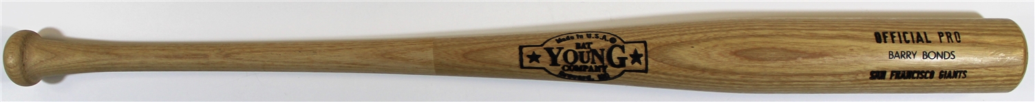 Late 1990's Barry Bonds Game Issued Giants Bat