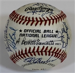 New York Mets 1969 Team Signed Reunion Baseball 