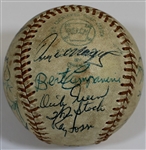 Oakland Atletics 1974 Team Signed Baseball - George Toma Submission 