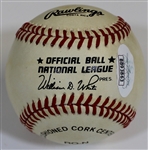 Willie Mays Single Signed Baseball - JSA