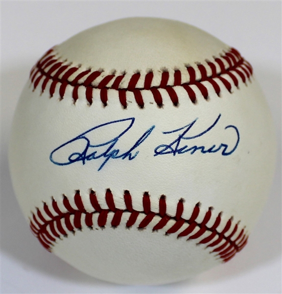 Ralph Kiner Signed Baseball