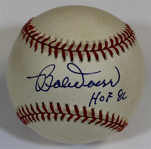 Bobby Doerr Signed HOF 86 Baseball