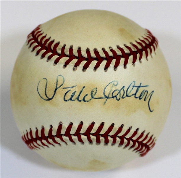 Steve Carlton Signed Baseball 