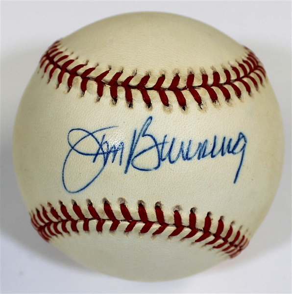 Jim Bunning Signed Baseball