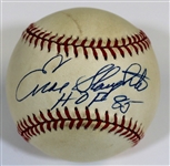 Enos Slaughter Signed HOF 85 Baseball 