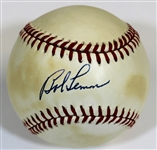 Bob Lemon Signed Baseball