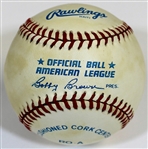 Bob Lemon Signed Baseball