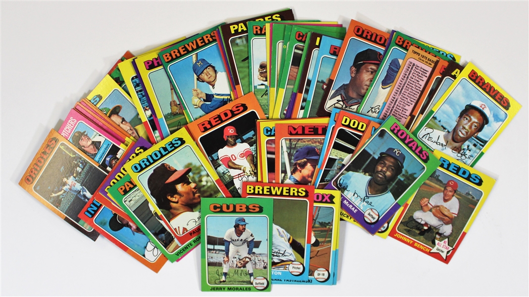 Lot of 98 Vintage Baseball Cards