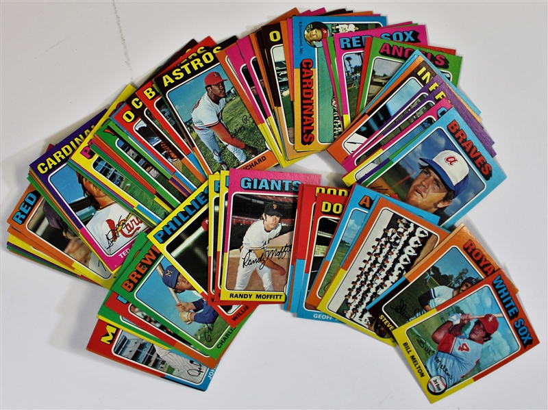 Lot of 101 Vintage Baseball Cards