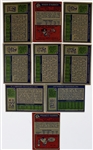 Lot of 9 Vintage Football Cards - Namath-Simpson-Bradshaw