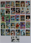 Lot of 32 Vintage Baseball Cards - Yount - Rose - Hunter