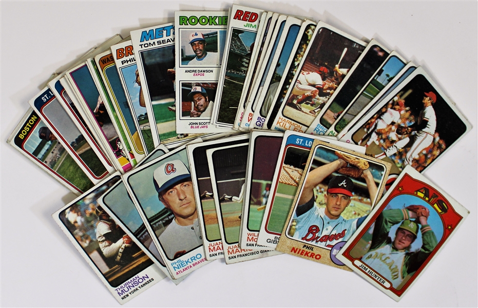 Lot of 50 Vintage Baseball Cards