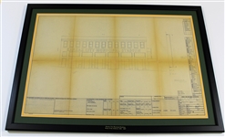 Municipal Stadium Framed Lot of 3 Blueprints