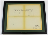 Municipal Stadium Framed Lot of 3 Blueprints