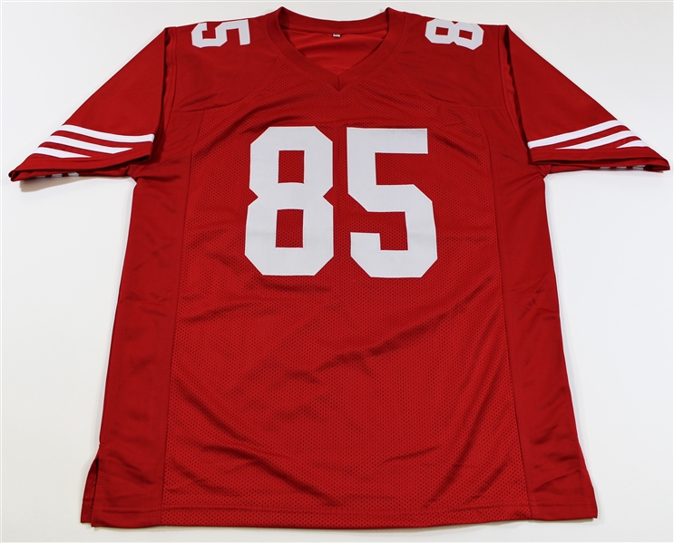 Vernon Davis Signed San Francisco 49ers Jersey Becket - WH28227