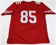 Vernon Davis Signed San Francisco 49ers Jersey Becket - WH28227