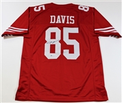 Vernon Davis Signed San Francisco 49ers Jersey Becket - WH28227