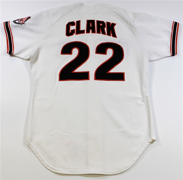 1984 Jack Clark Game Worn SF Giants Jersey