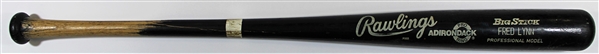 1989 Fred Lynn Game Used bat