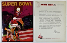 Super Bowl 4 Program KC Chiefs vs Minnesota Vikings 