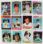 Nolan Ryan Lot of 12 Vintage Baseball Cards