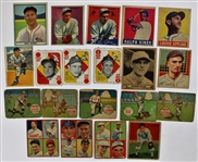 Lot of 20 Vintage Cards - Williamns-Cronin-Pee Wee Reese