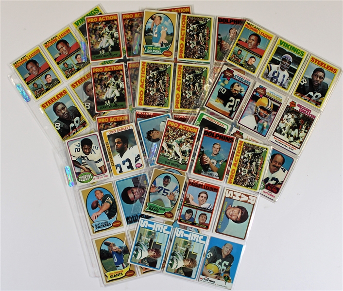Football 1970s assortement of 72 Vintage Cards