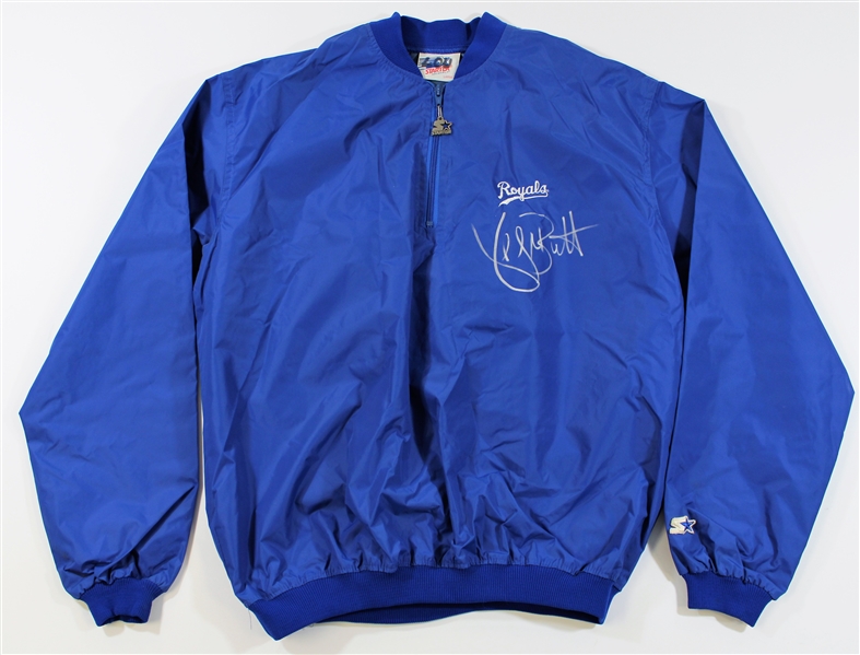 George Brett 1990-1993 Game Worn & Signed Warm Up Jacket