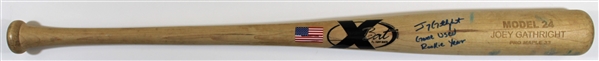 Joey Gathright 2004 Game Used & Signed Rookie Bat