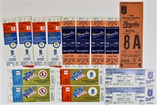 Lot of 14 Tickets (Molitor 3000th Hit, 1985 WS, ETC)