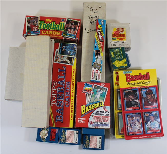 Assorted Large  Sports Card Collection- Local Pick up Only