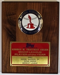 Reggie Sanders 1990 Midwest League Cedar Rapids MVP Award 