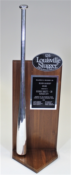 George Brett 1980 Silver Slugger Award
