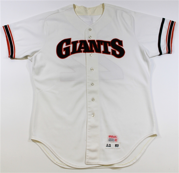 Jack Clark 1983 Game Used SF Giants Jersey