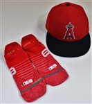 Shohei Ohtani 2021 California Angeles Game Worn Cap & Socks