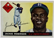 Jackie Robinsin Topps #50 Baseball Card 