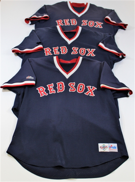 Boston Red Sox Lot of 3 Batting Pratice Jerseys