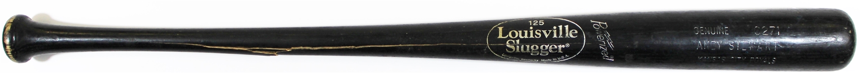 Andy Stewart Game Used C271 Kansas City Royals Bat 