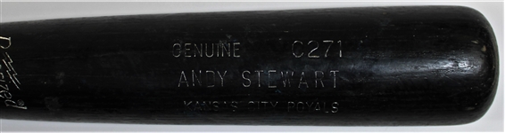 Andy Stewart Game Used C271 Kansas City Royals Bat 