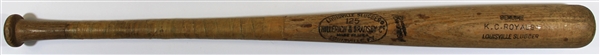 KC Royals Team -Roger Nelson Game Used 1969-1970 Bat