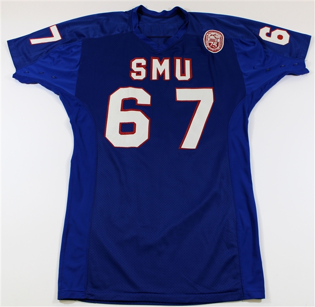 SMU - Unger Game Used 1986 Football Jersey
